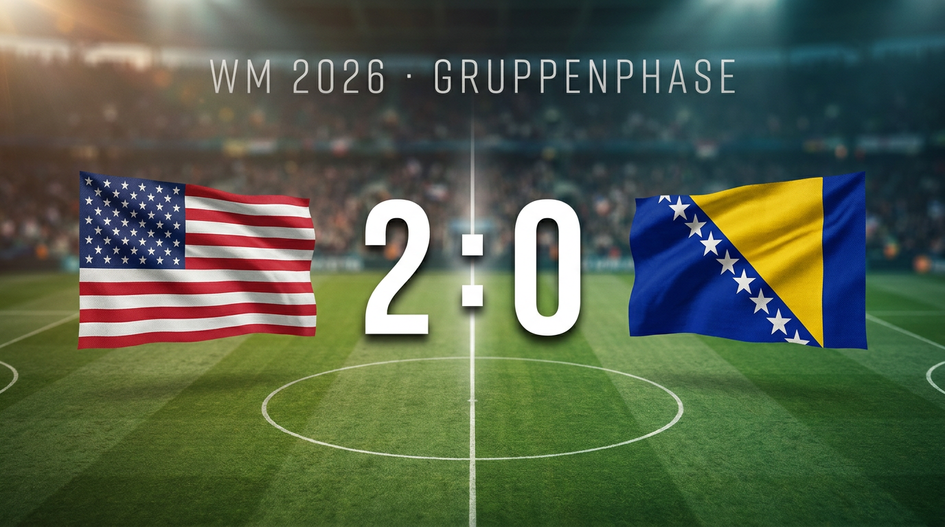 WM 2026: USA 2:0 BIH – Spielbericht & Stimmen