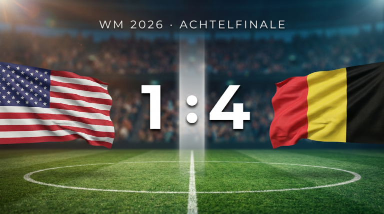 WM 2026: USA 1:4 Belgien – Spielbericht & Stimmen