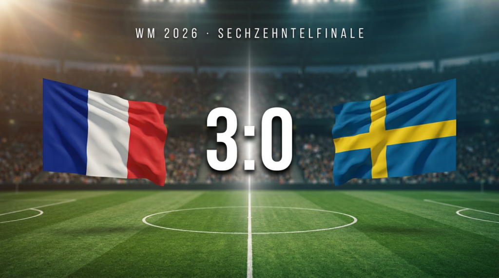 WM 2026: Frankreich 3:0 Schweden – Spielbericht & Stimmen