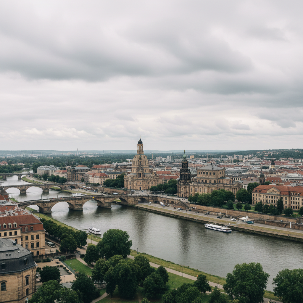 Dresden erlebt heute strahlenden Sonnenschein und angenehme 25 Grad Celsius