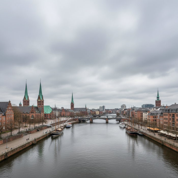 Wettervorhersage für Bremen am 20. Juli 2026: Mäßiger Regen und 13,2°C