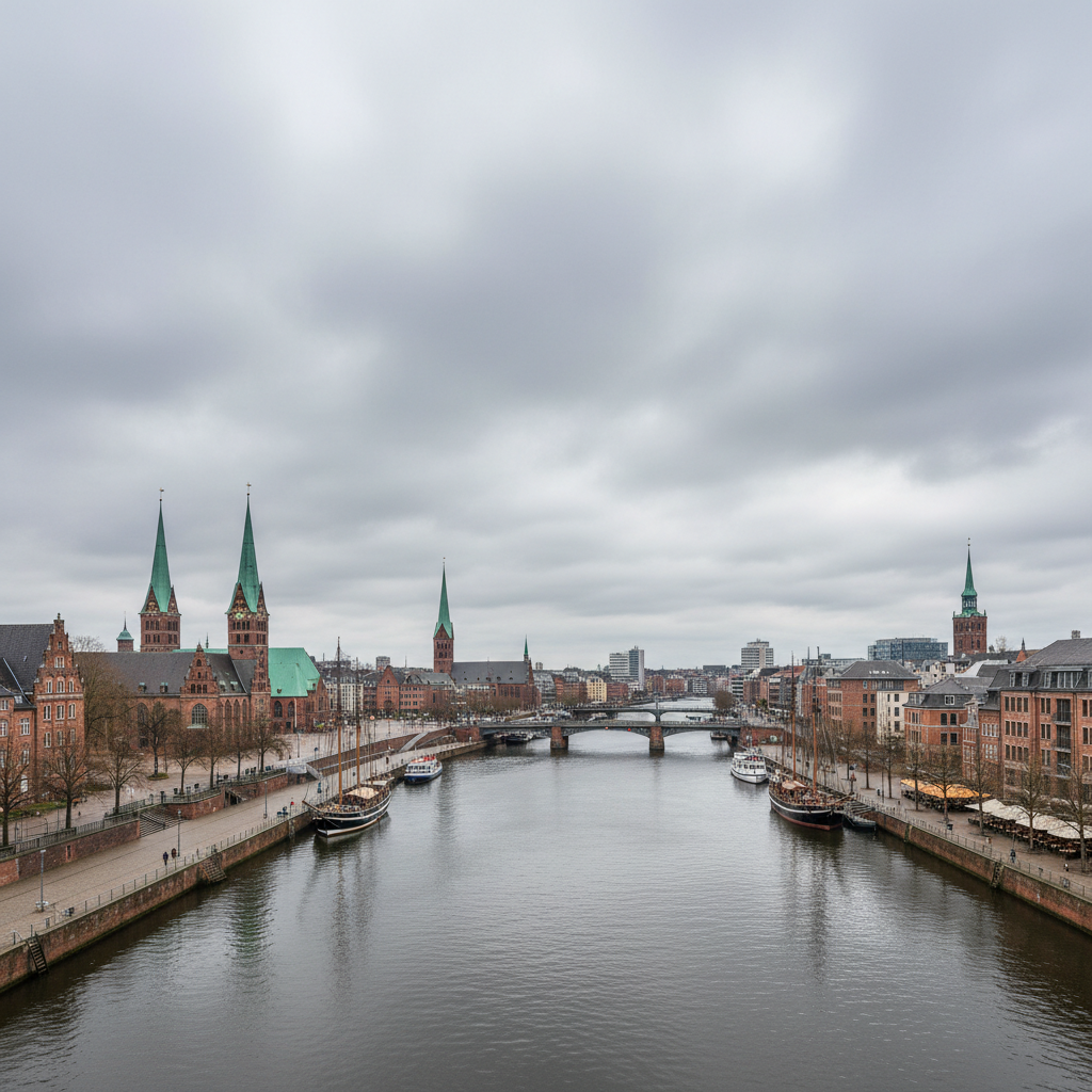 Bremen heute: Kühler Regen bei 19°C erwartet