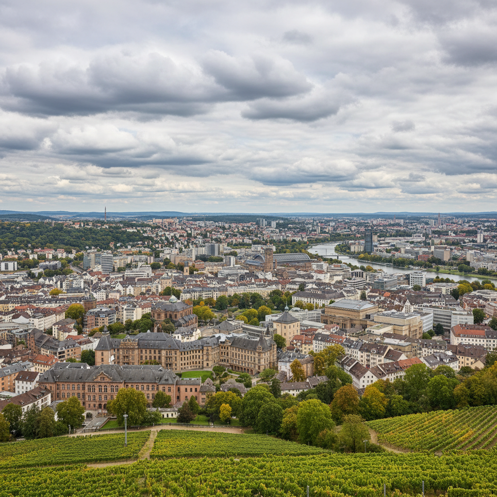 Stuttgart heute: Wolkiger Himmel und Temperaturen um 29°C