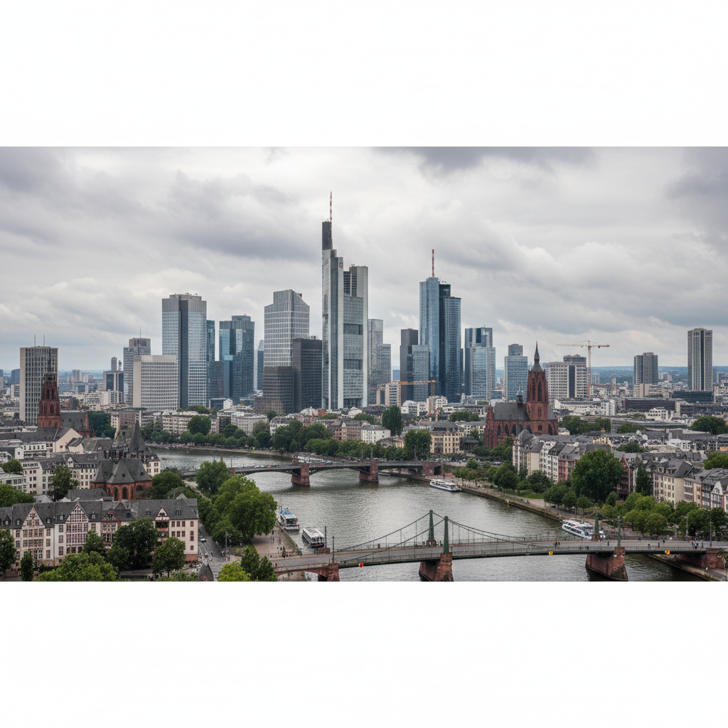 Strahlender Sonnenschein und angenehme 28°C erwarten Frankfurt am Main heute
