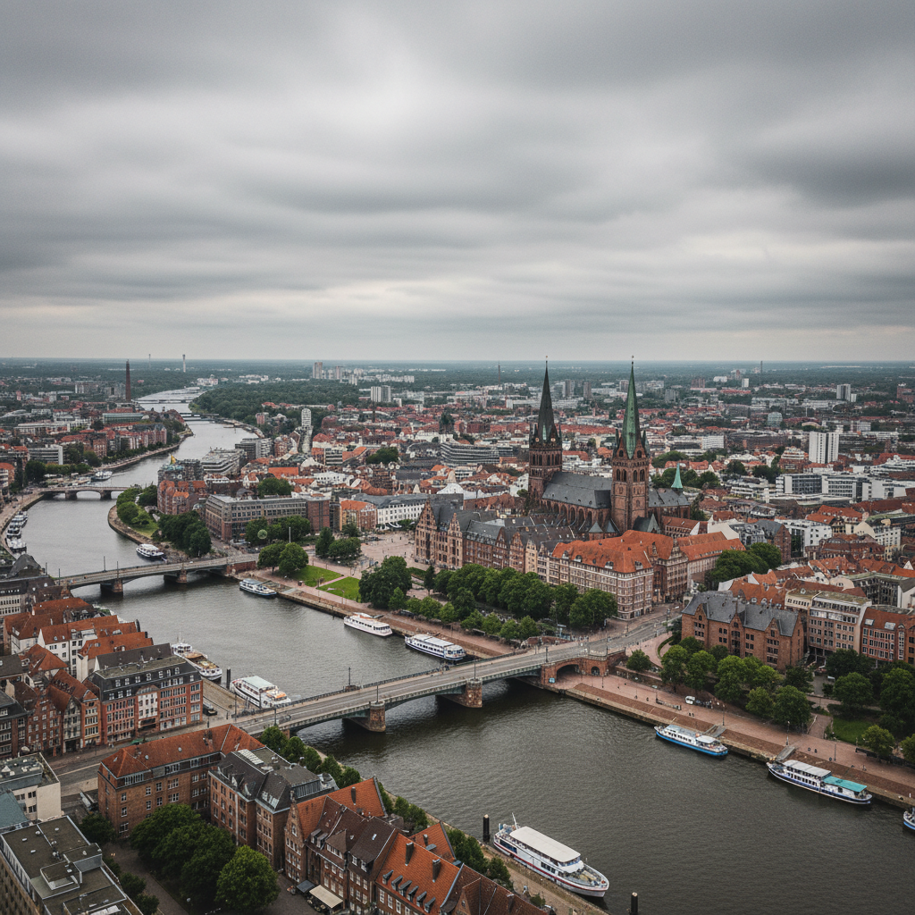 Bremen erlebt heute strahlenden Sonnenschein und Temperaturen von 27°C