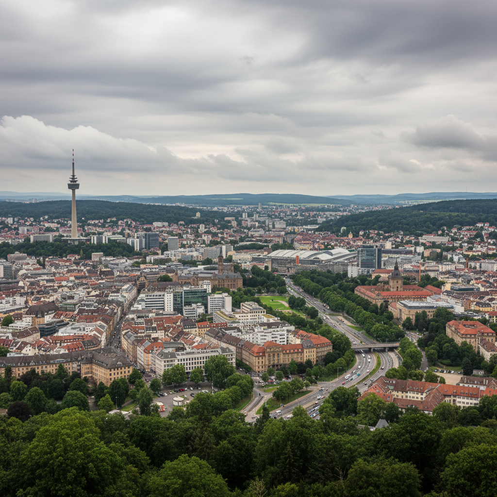 Stuttgart: Heute 30°C mit wechselnder Bewölkung erwartet