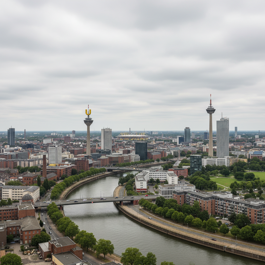 Dortmund erwartet heute 29°C bei bewölktem Himmel