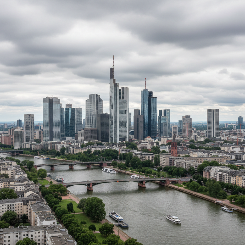 Frankfurt am Main erwartet heute strahlenden Sonnenschein und 29°C.