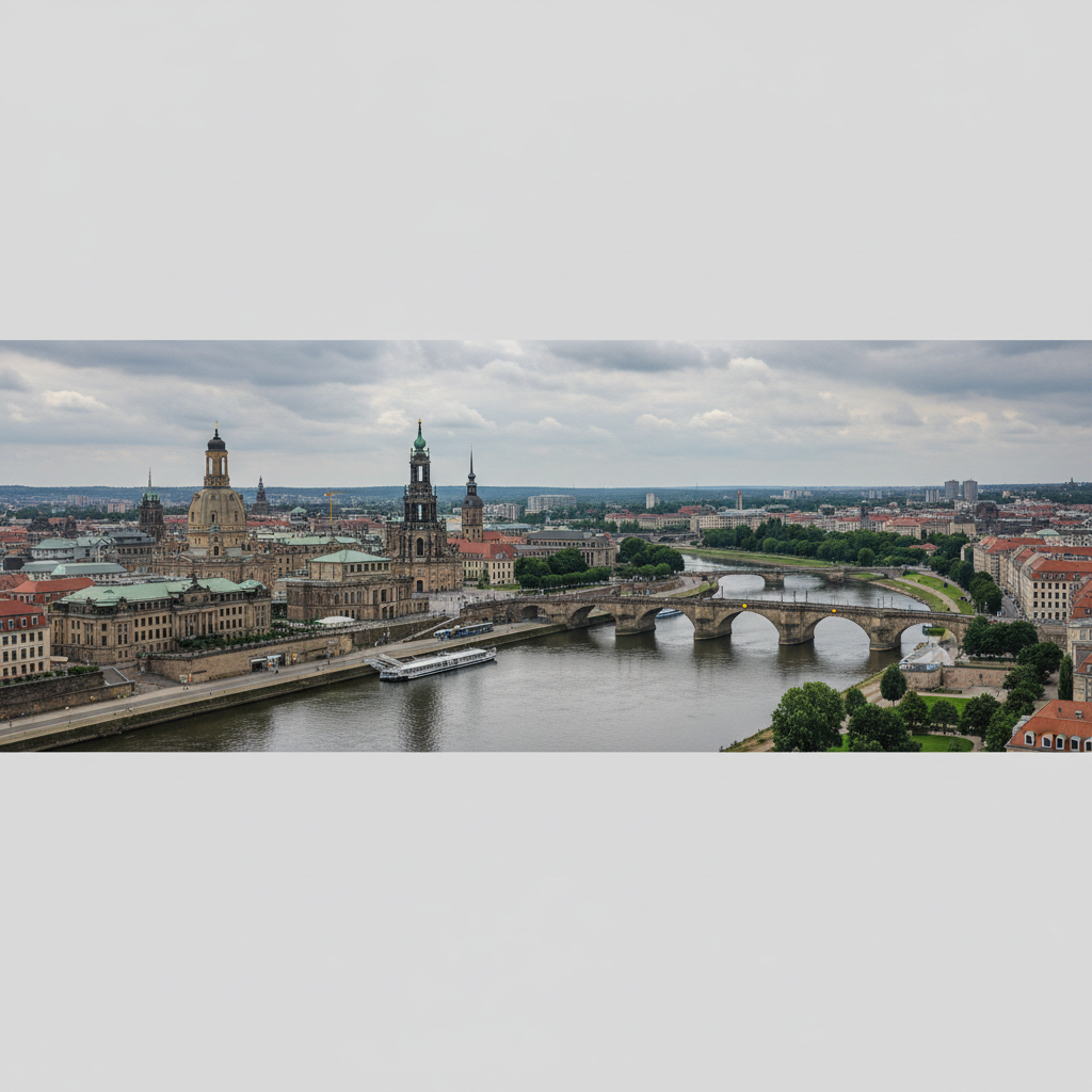Wetterupdate für Dresden: Bei 25°C sind sporadische Regenschauer zu erwarten.