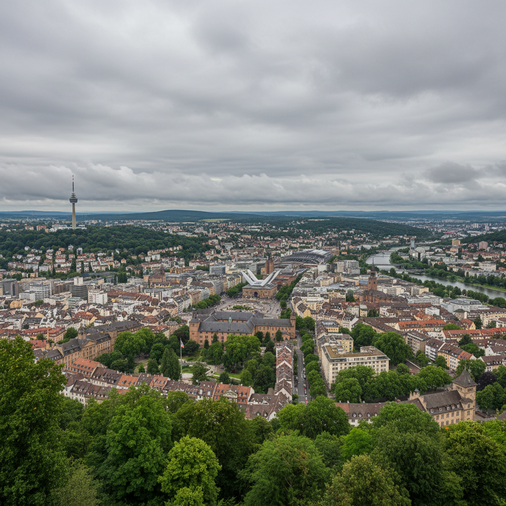 Wettervorhersage für Stuttgart am 1. Juli 2026: Regenschauer und milde Temperaturen
