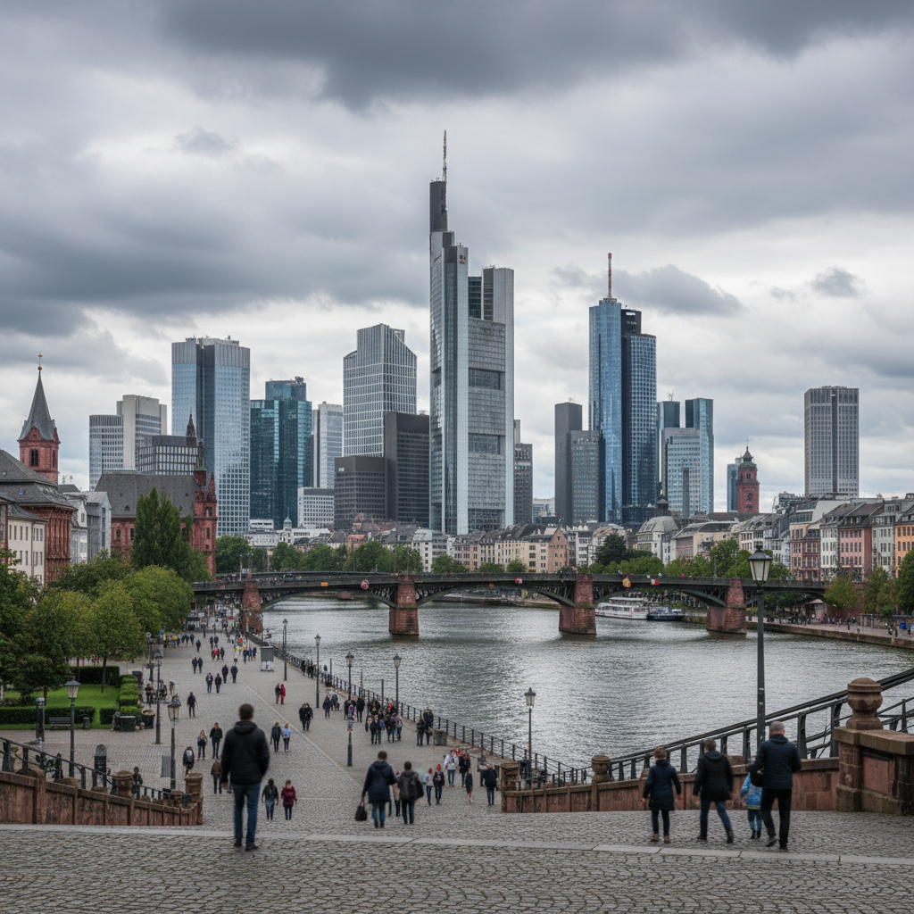 Frankfurt am Main: Strahlender Sonnenschein und Temperaturen um 32°C erwarten dich heute.