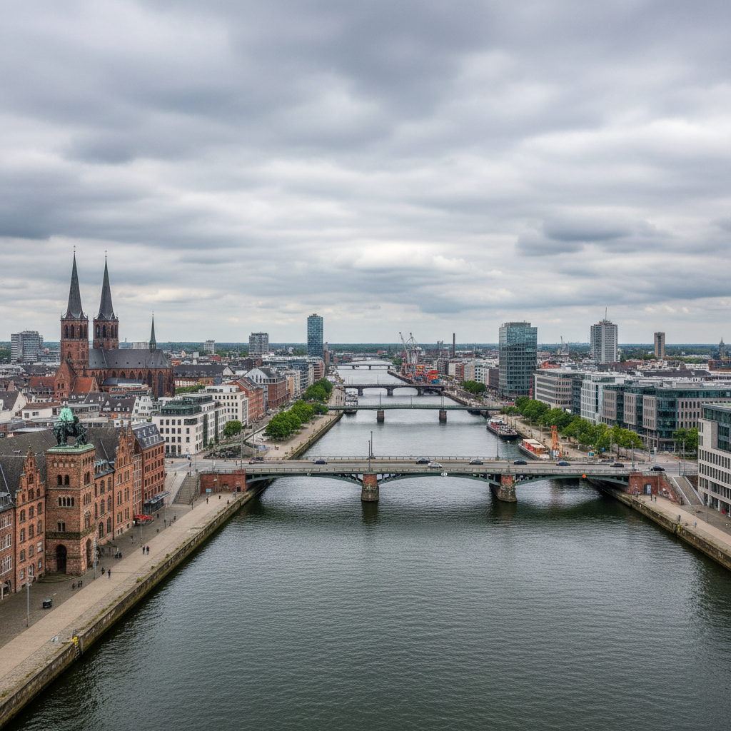 Bremen heute: 20°C mit gelegentlichen Wolken am Himmel