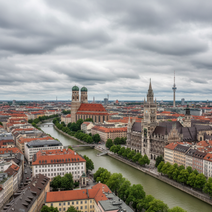 Wettervorhersage für München am 8. Juli 2026: Regenschauer und milde Temperaturen