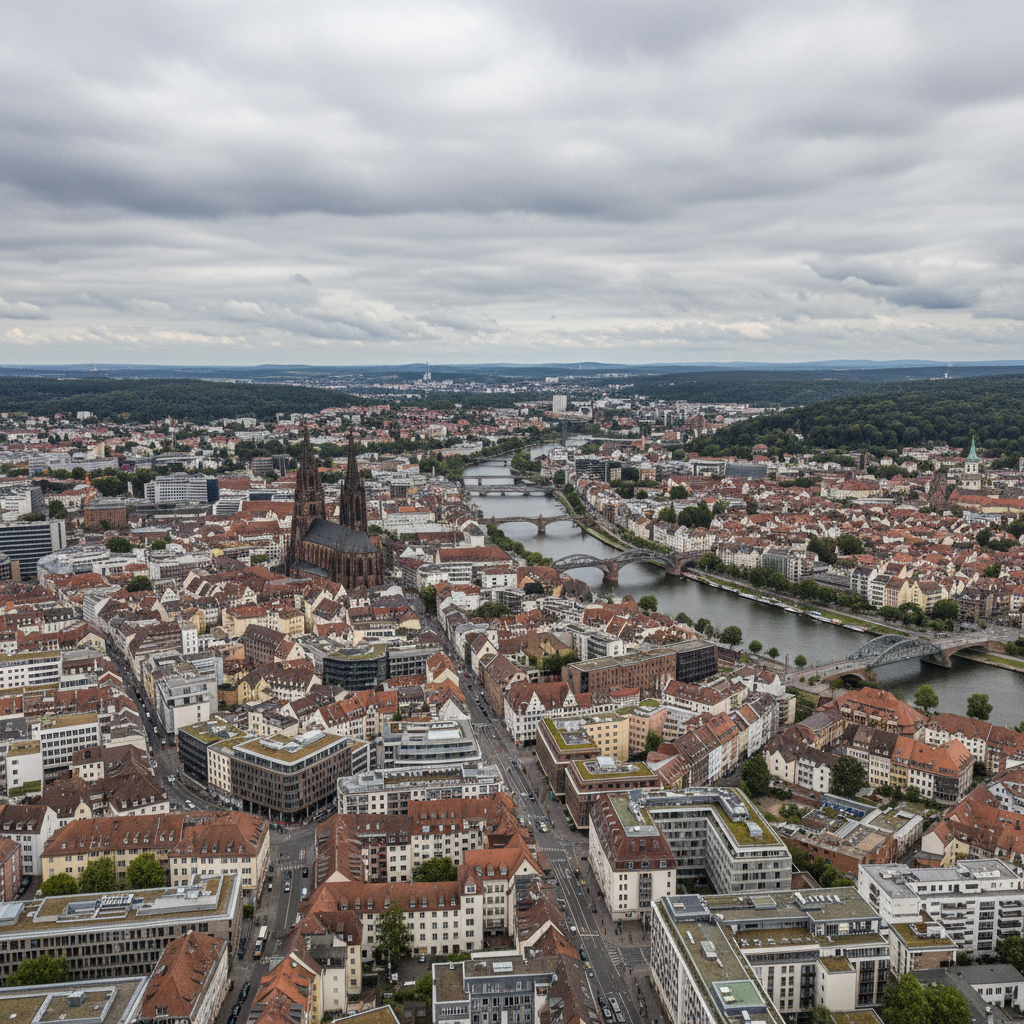 In Deutschland zeigt sich heute der Himmel teils bewölkt bei 21 Grad Celsius