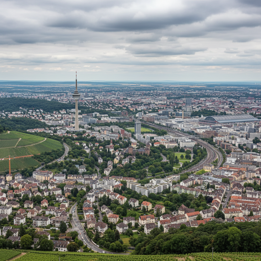 Stuttgart erlebt heute strahlenden Sonnenschein und Temperaturen um 30 Grad