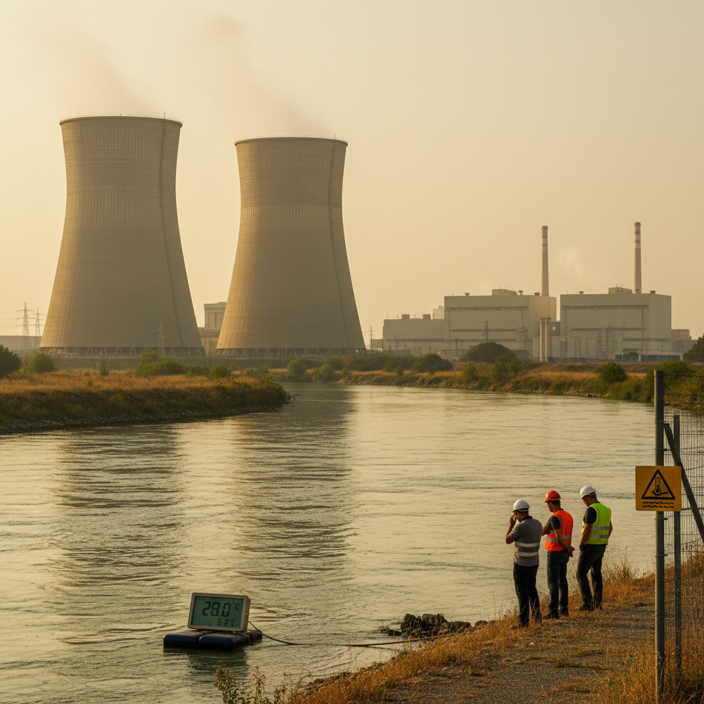 Frankreich fährt drei Atomreaktoren herunter aufgrund überhöhter Kühlwassertemperaturen