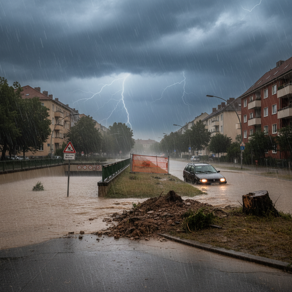 Erhebliche Unwettergefahr am Freitag in Ostdeutschland