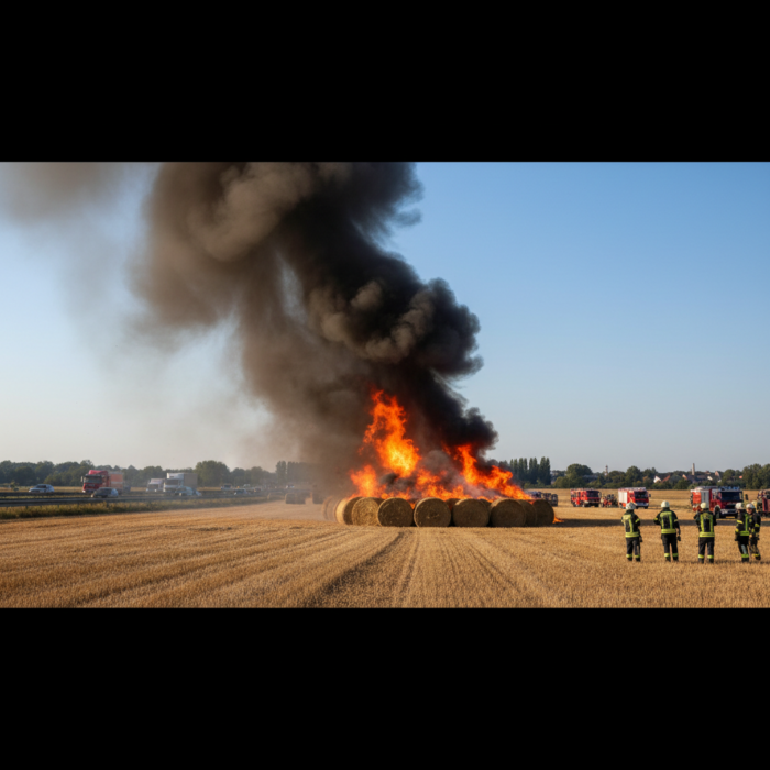 Großbrand in Baden-Württemberg: Feuerwehr kann nicht löschen