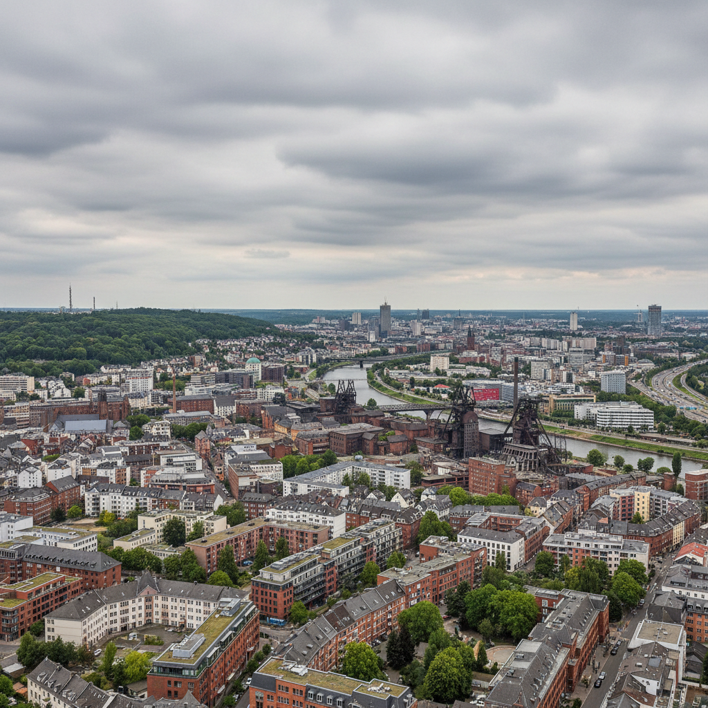 Essen Wetterbericht für heute: 23°C mit vereinzelten Regenschauern erwartet