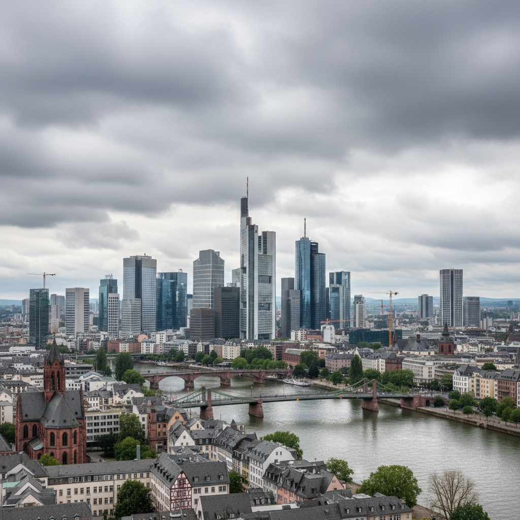 Frankfurt am Main heute: Überwiegend bewölkt und angenehme 30 Grad Celsius