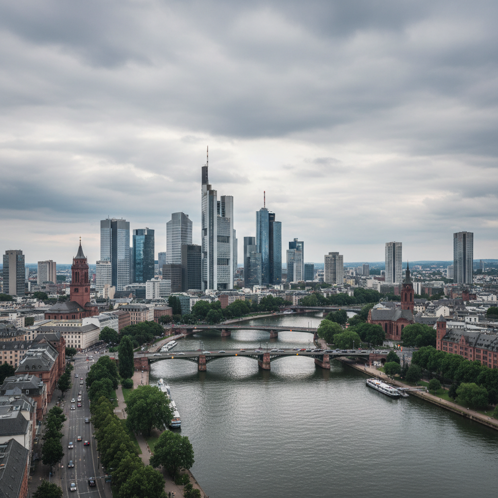 Frankfurt am Main heute: 23°C und wechselhafte Bewölkung erwarten die Einwohner