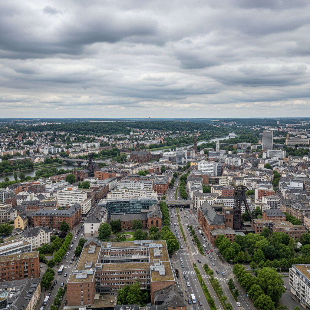 Essen: Heute Wolkenverhangen und angenehme 26 Grad Celsius erwarten