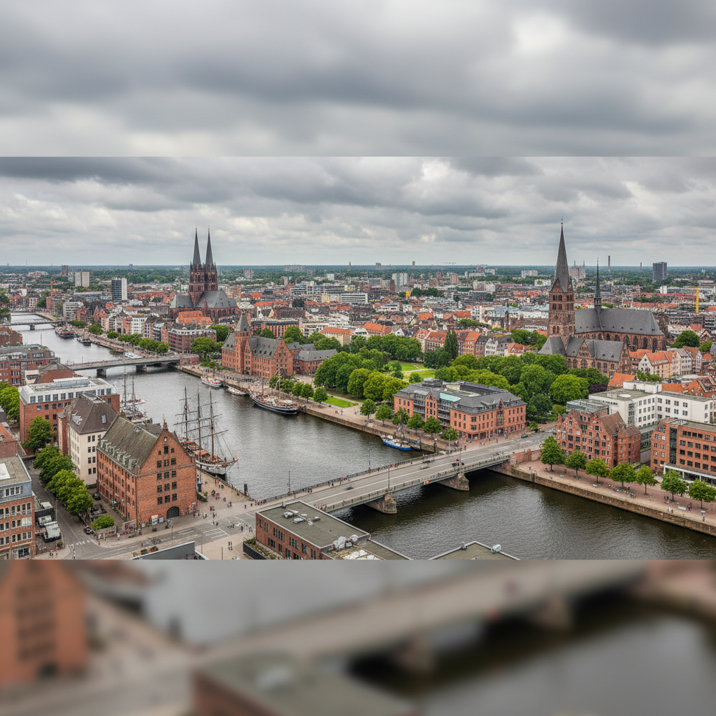 Bremen heute: Sanfter Nieselregen und angenehme 19 Grad erwarten die Stadt