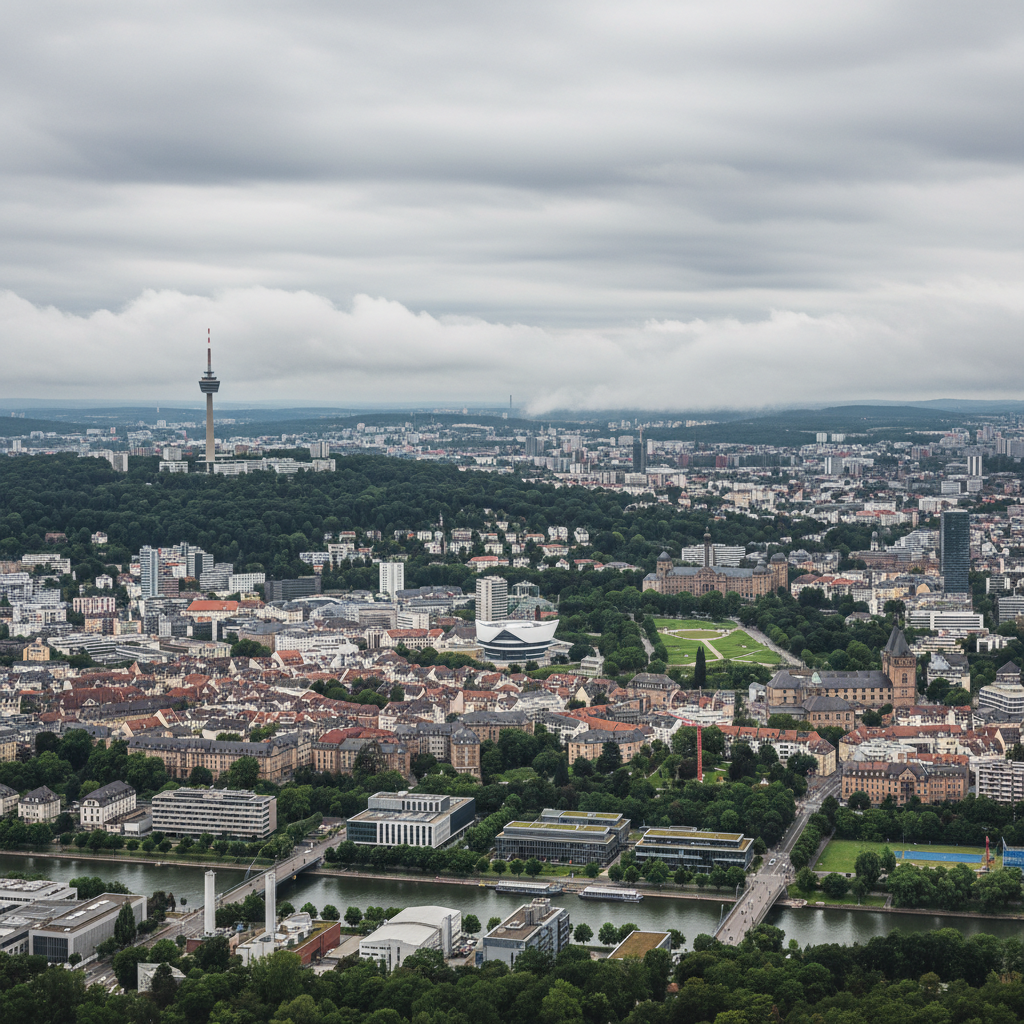 Stuttgart erwartet heute 24°C und heftige Regenfälle