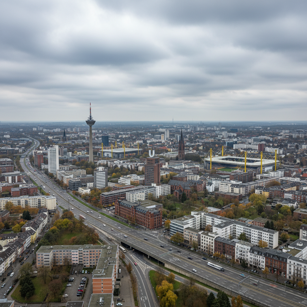 Dortmund heute: 26°C und teils bewölkter Himmel erwartet