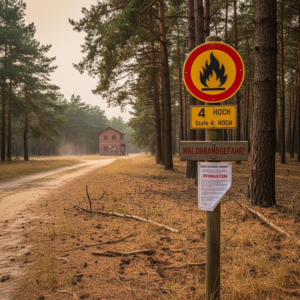 Munitionsverdacht behindert effektive Löscharbeiten im Waldbrandgebiet Wahner Heide