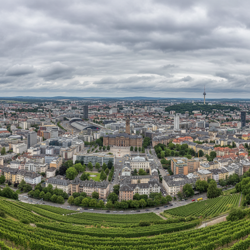 Wettervorhersage für Stuttgart am 31. Juli 2026: Regenschauer und hohe Temperaturen