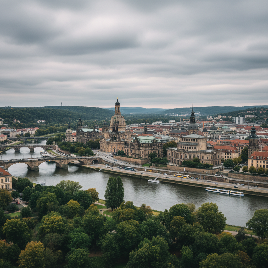 Dresden-Wetter heute: 31°C und viele Wolken am Himmel