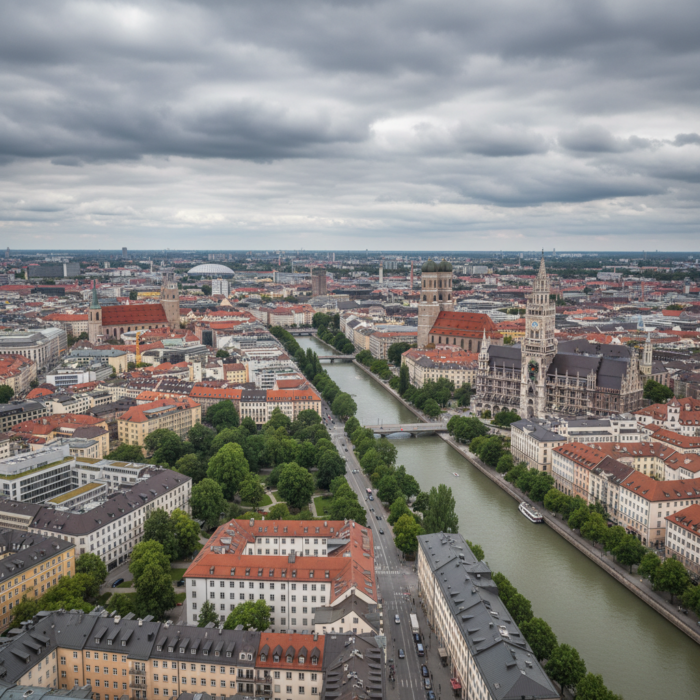 Wettervorhersage für München am 1. Juli 2026: Regenschauer und milde Temperaturen