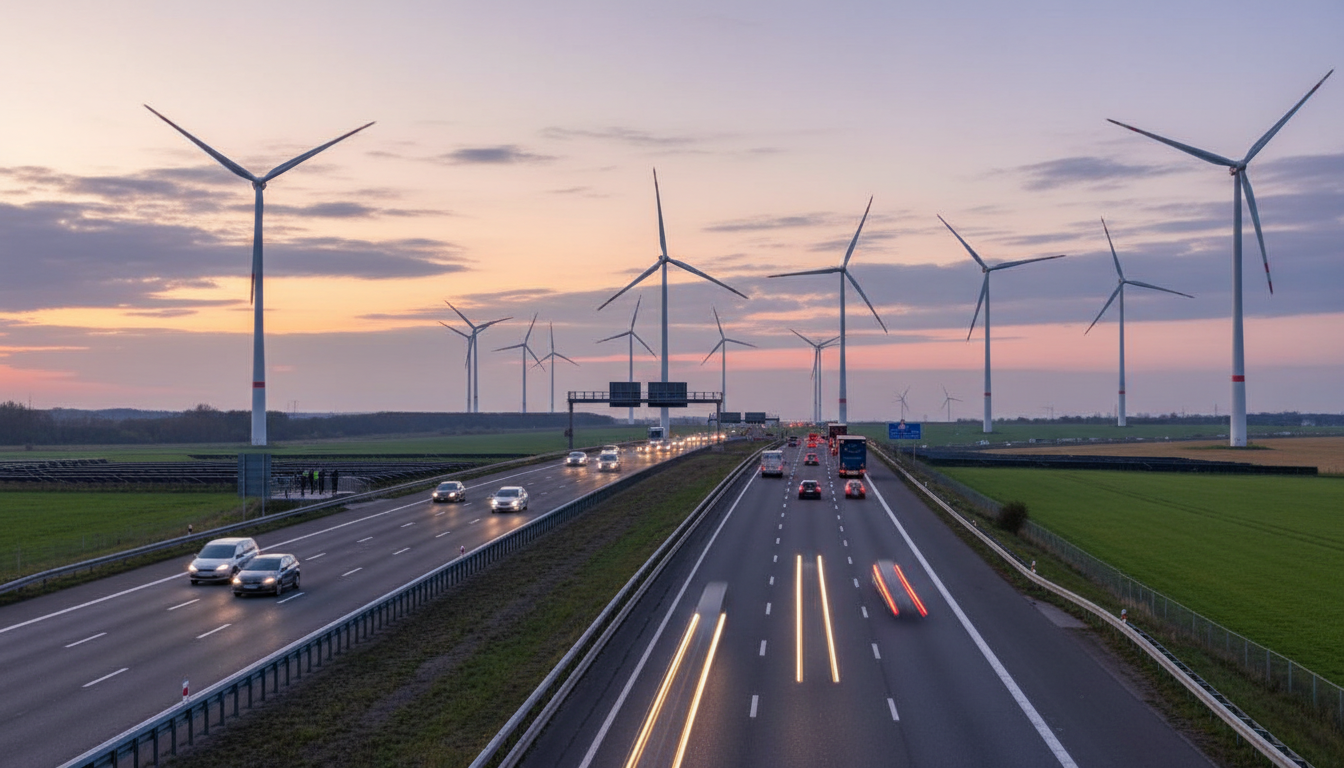 Rekordniveau der erneuerbaren Energien in Deutschland: Windkraft und Sonnenenergie im Aufwind