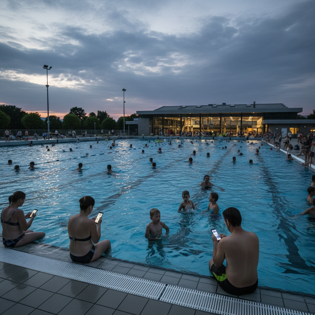 Schwimmbadbetreiber warnen vor Smartphone-Ablenkung: Gefahren für Kinder ernst nehmen