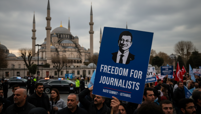 Festnahme in Istanbul: Türkei verhaftet Journalisten zum Auftakt des Nato-Gipfels