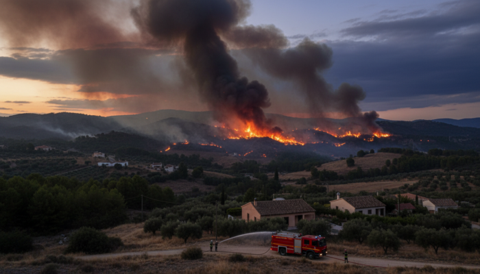 Höchste Hitze-Alarmstufe: Mindestens 12 Tote bei Waldbrand in Spanien