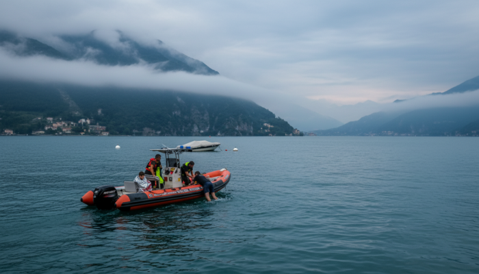 Italien: Vater will Sohn aus Comer See retten