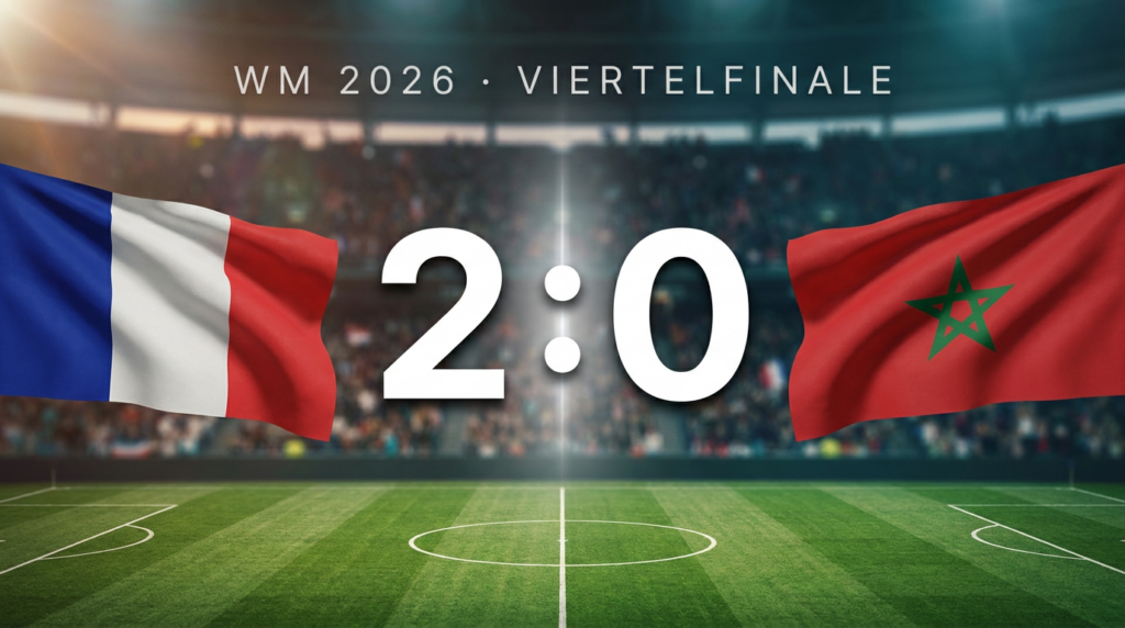 WM 2026: Frankreich 2:0 Marokko – Spielbericht & Stimmen
