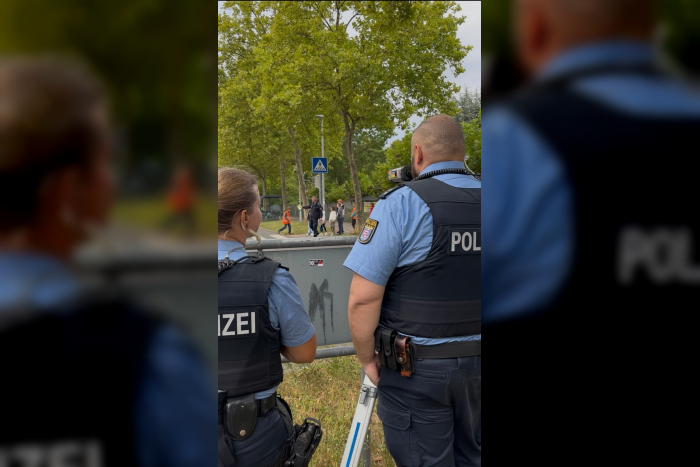 Darmstadt-Kranichstein: Verkehrskontrolle an Schule