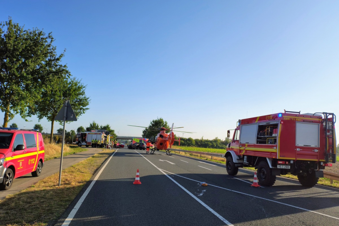 Gangelt: Schwerer Verkehrsunfall auf K17 bei Vinteln