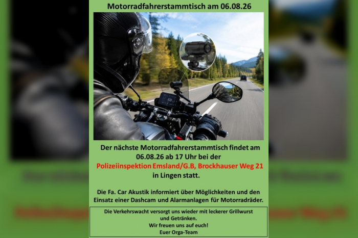 Lingen: Motorradfahrerstammtisch August