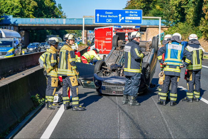 Dortmund: Verkehrsunfall auf der A40
