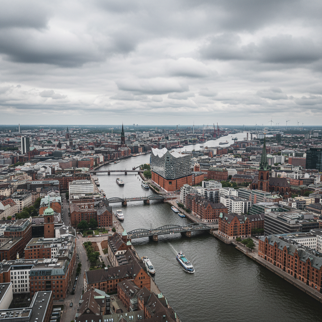 Hamburg heute: Wolken dominieren bei 19 Grad Celsius
