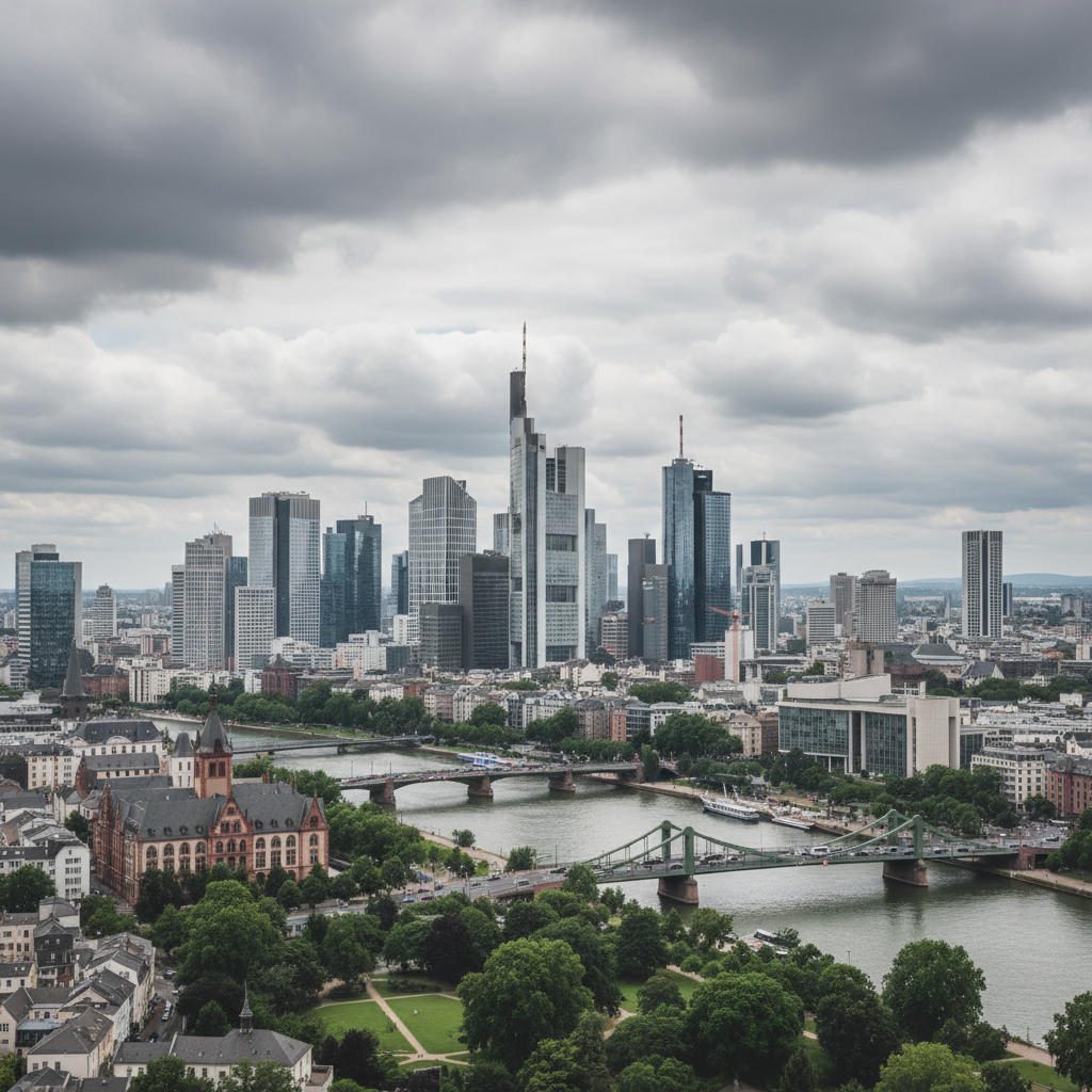 Frankfurt am Main erwartet heute strahlenden Sonnenschein und 34 Grad Celsius