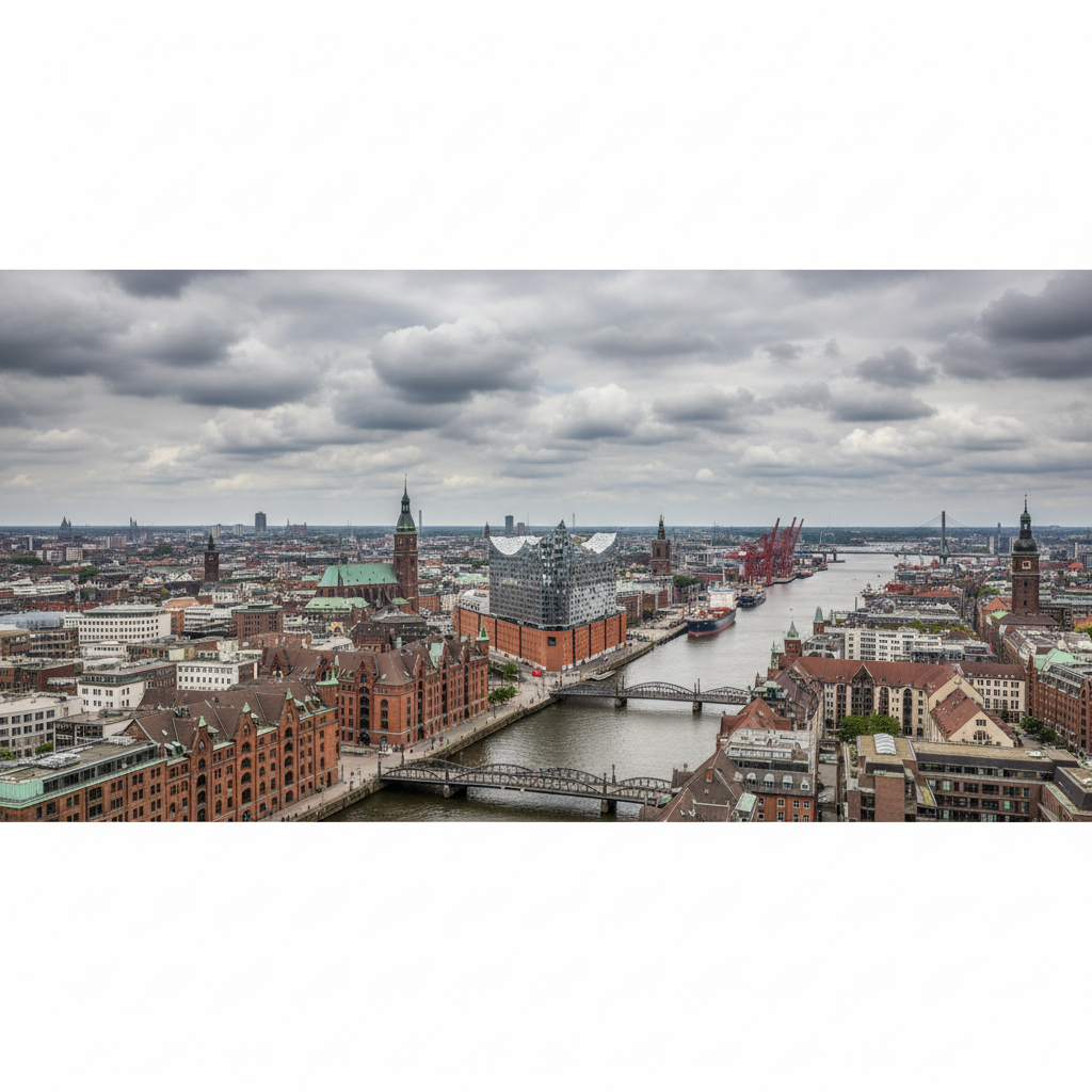 Hamburg heute: Bewölkter Himmel und 25 Grad Celsius erwarten die Stadt