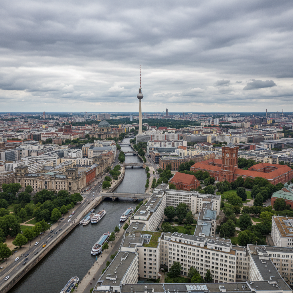 Hochsommerliches Wetter in Berlin: Heute 34°C und strahlender Sonnenschein