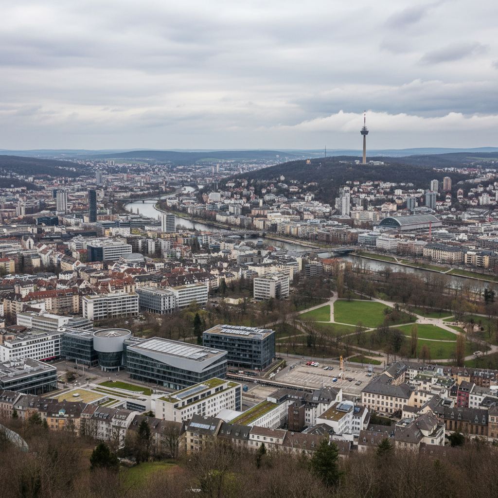 Stuttgart heute: Bewölkter Himmel mit 26 Grad Celsius