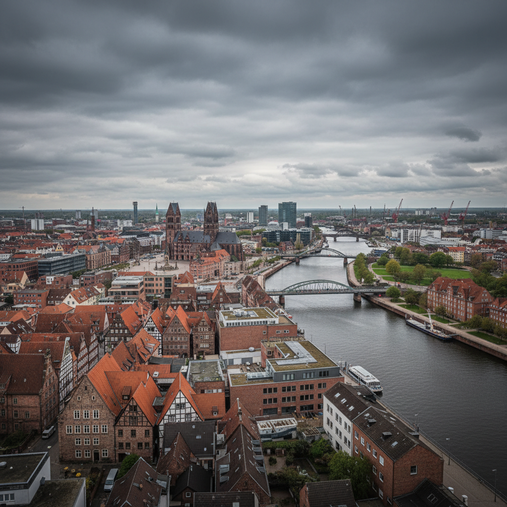 Bremen heute: Wolken dominieren bei angenehmen 23 Grad Celsius
