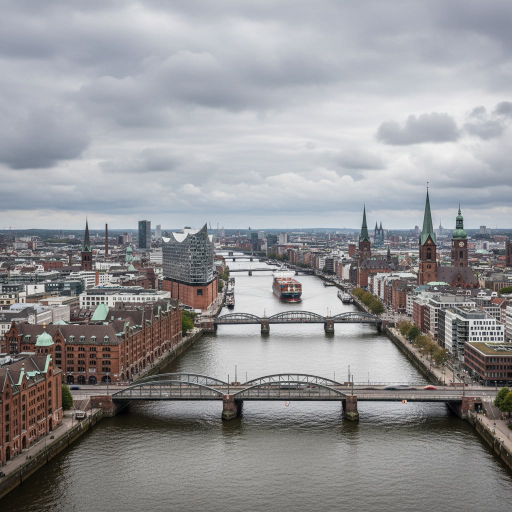 In Hamburg dominiert heute Bewölkung bei angenehmen 23 Grad Celsius
